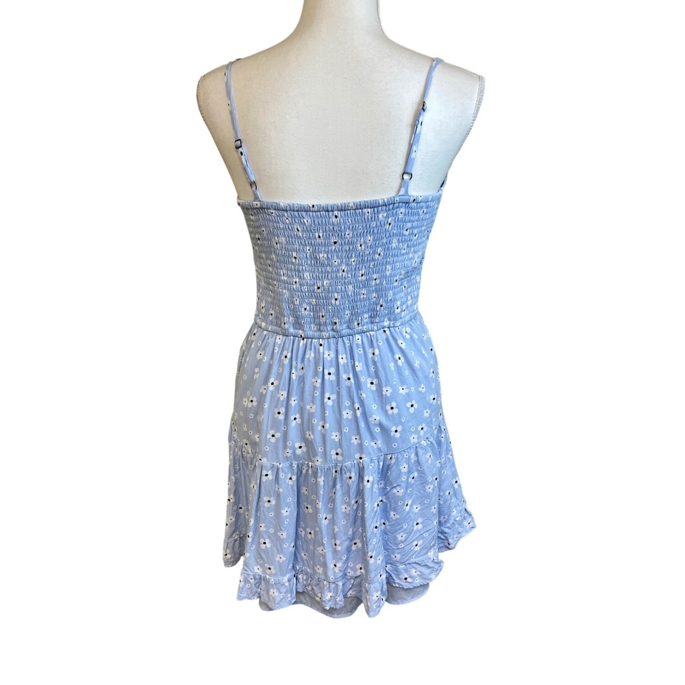 Hollister Light Blue Floral Mini Dress - Picture 3 of 14